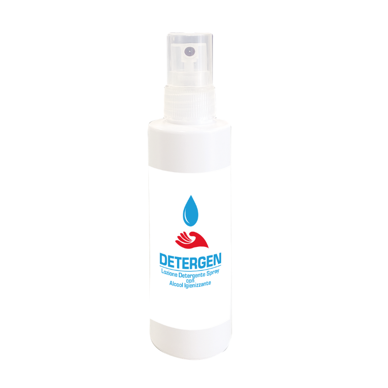 Detergen Spray igienizzante mani alcool al 90% 100ml