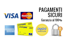 pagamenti sicuri con visa mastercard paypal garanzia