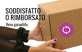 soddisfatti o rimborsati reso garantito